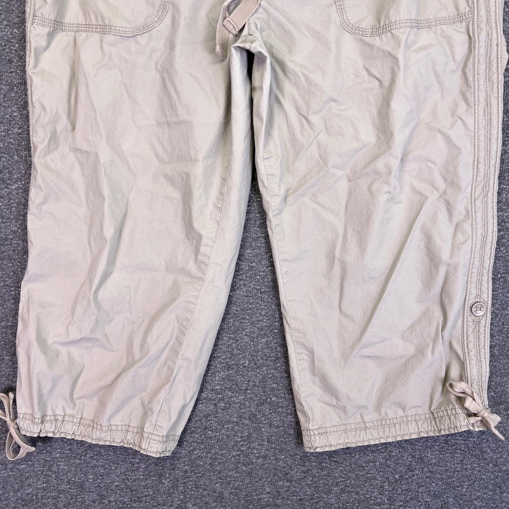 Calvin Klein Capri Pants Womens 2XL Khaki Tan Utility Casual Hiking Crops 38x21 - Picture 8 of 12